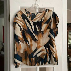 Womens muticolor to short sleeve